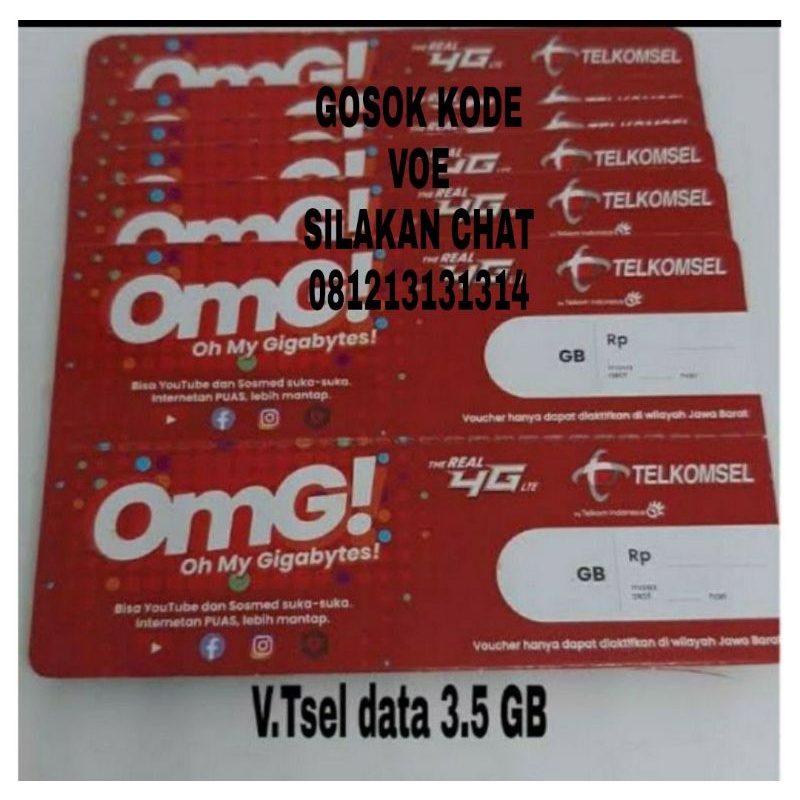 VOUCHER TELKOMSEL 2 GB 3 HARI SUMBAGSEL MURAH