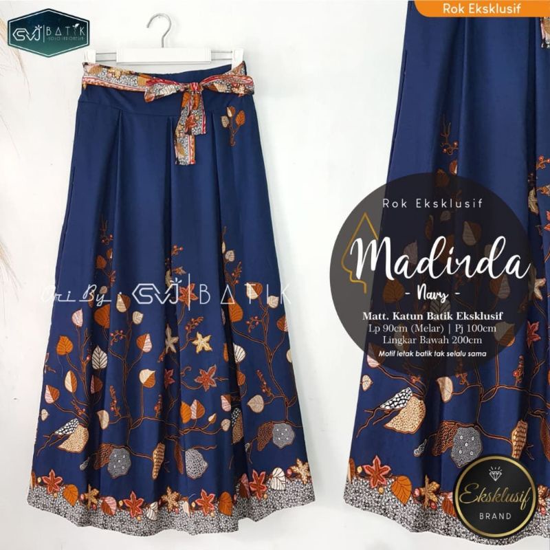 ROK BATIK PANJANG PREMIUM HALUS UNGGUL JAYA / ROK MADIRDA