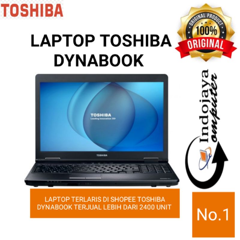 Laptop TOSHIBA Core i5 RAM 8 GB SSD 256 GB Origonal Bergaransi