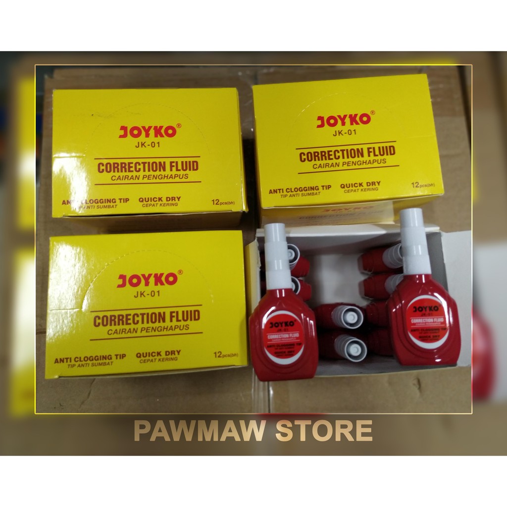 

Tip Ex Correction Joyko Merah KE-01 ( PACK )