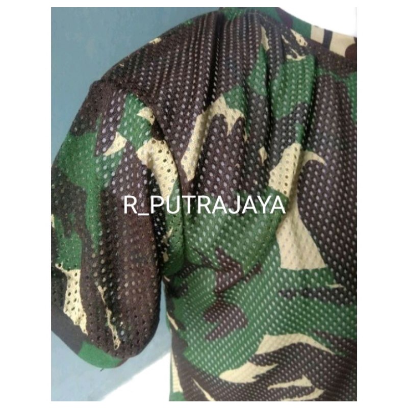 kaos loreng Jaring