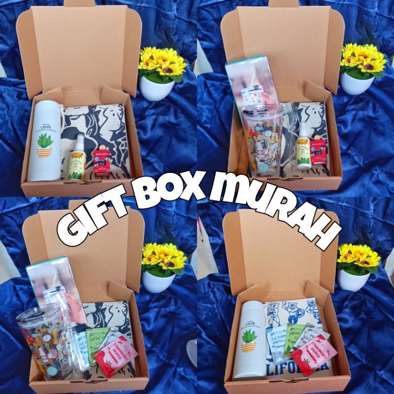 Gift box murah / kado skincare cewek / hadiah simple murah / kado teman murah