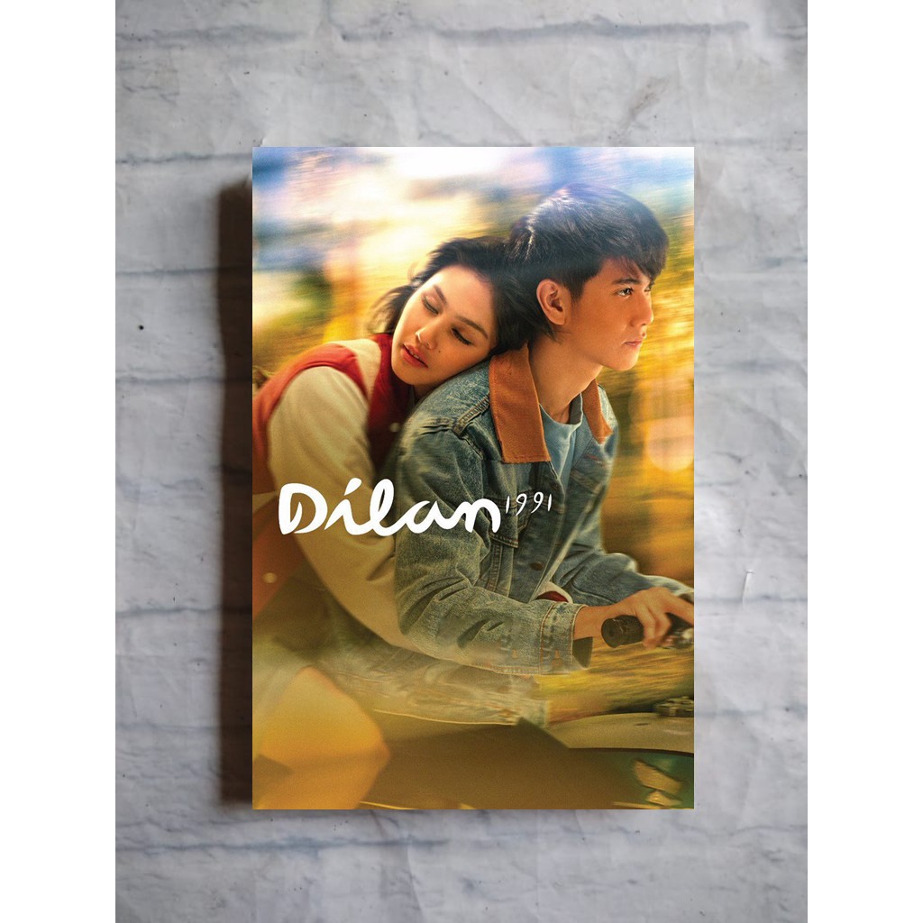 poster film indonesia dekorasi dinding vintage kayu jadul retro NOT original custom DILAN 1991