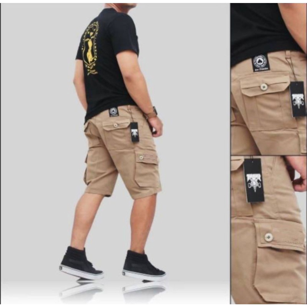 YANG LAGI HITS Celana Cargo Pants Kargo Pendek Pria Army Loreng Olahraga Pantai Gunung Tactical