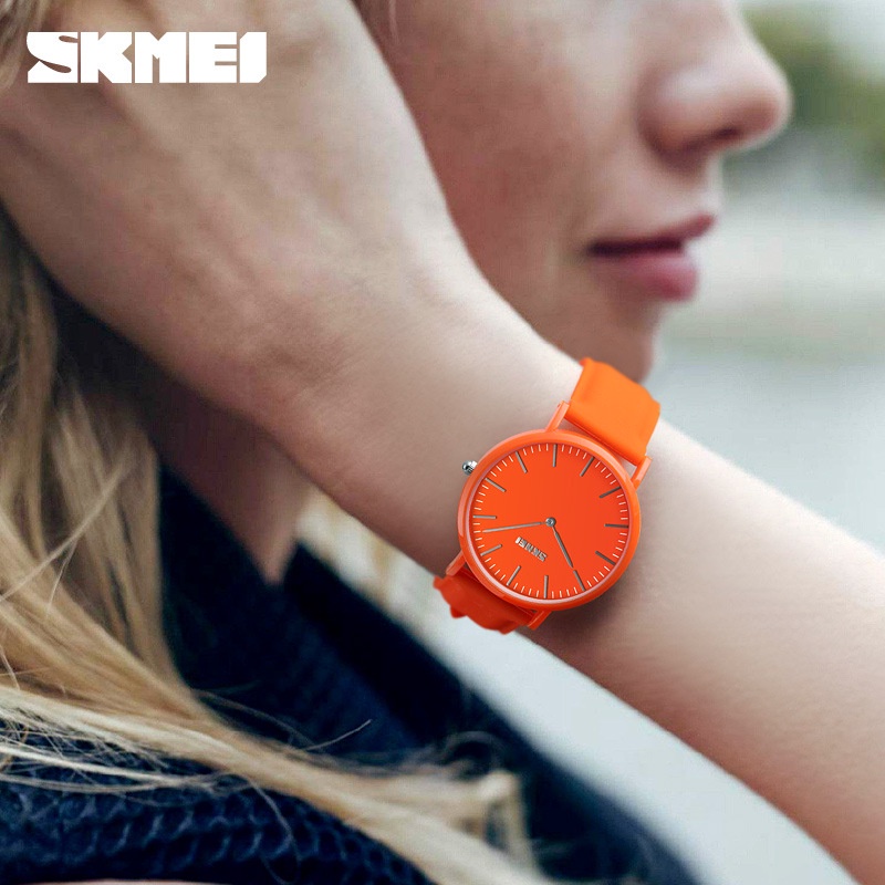 SKMEI 9179 Jam Tangan Wanita Pria Analog Tali Silicone Casual Watch WATCHKITE WKOS