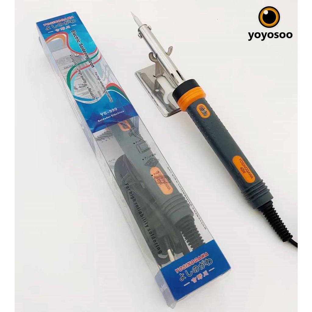 Solder MERK YOSINOGAWA 40W Soldering Timah Iron HIGH Quick Heat 40W-YOYOSOO