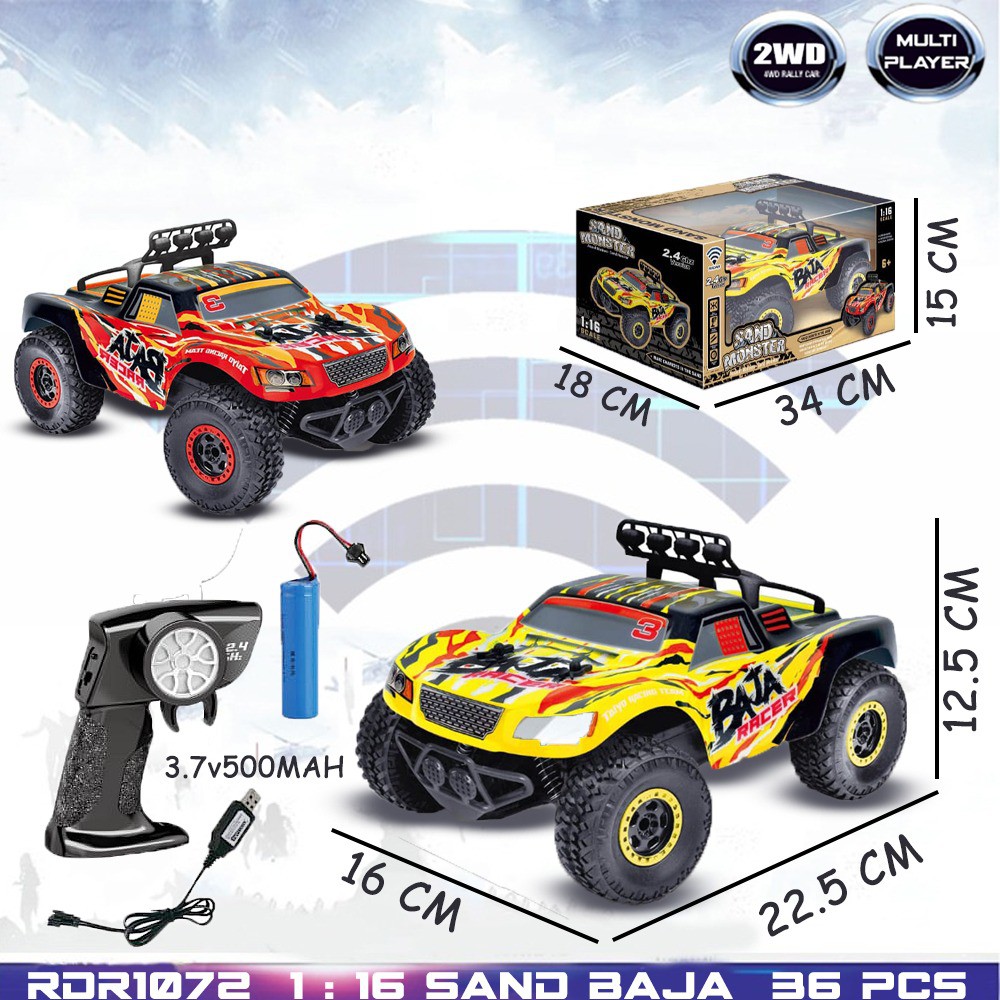 MURAH RDR1072 RDR1206 RC Sander Baja Offroad OFF Road Buggy Pasir Mainan Anak Mobil Remote Control Remot Kontrol Hobi Murah RADAR