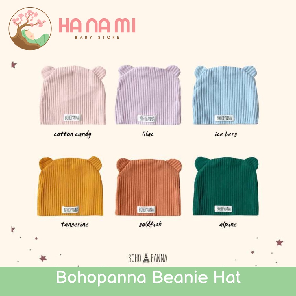 BOHOPANNA Beanie Hat Unisex ( Topi Bayi)