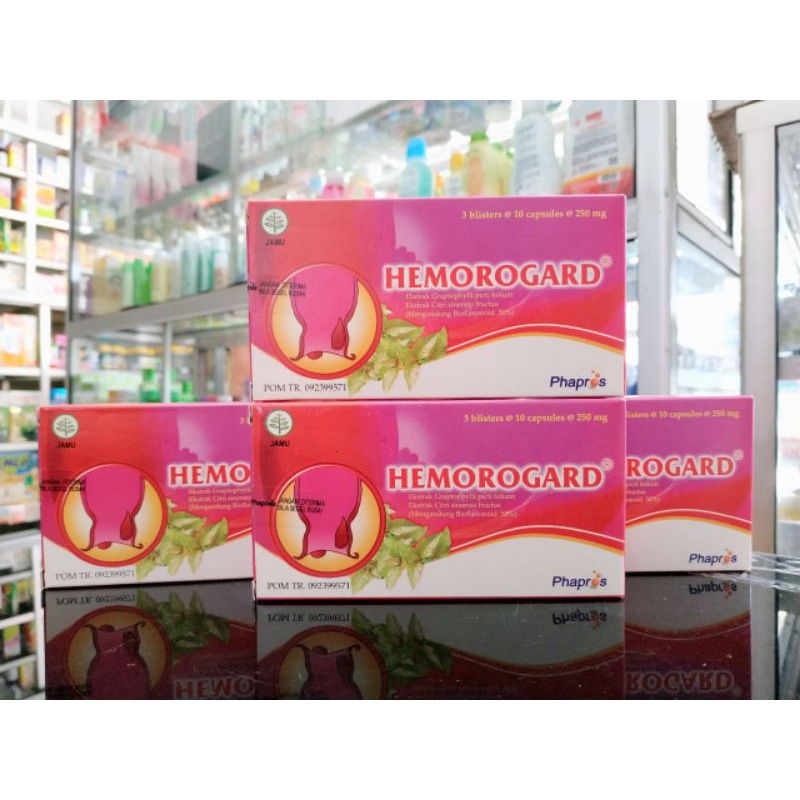 HEMOROGARD 1 BOX ISI 3 STRIP @10Capsules