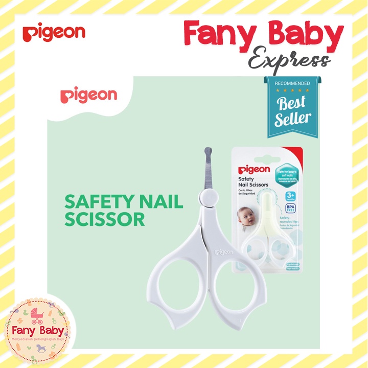 PIGEON BABY SAFETY NAIL SCISSORS - 3MONTH+ / PR050520