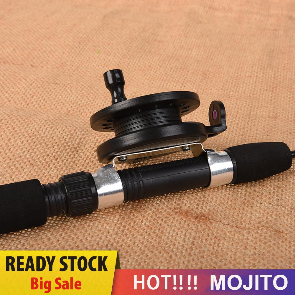 Set Joran Pancing Teleskopis 2 Ruas Dengan Reel Untuk Musim Dingin