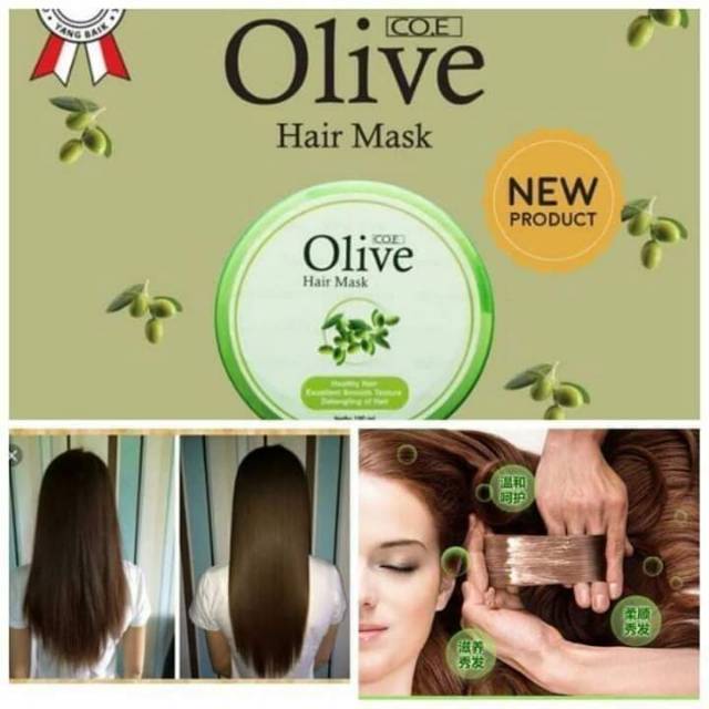 [ORI] SYB Olive Hair Mask Masker Rambut AMPUH Merawat Rambut Rusak Kering dan Bercabang dalam 7 Hari - 100ml BPOM