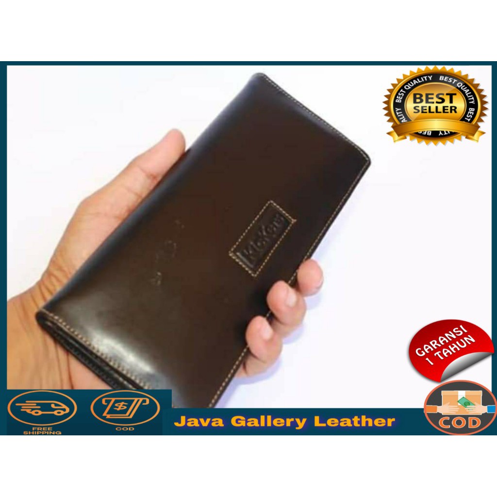 Dompet Kulit Asli Pria Wanita Premium HK1, Dompet Kickers Pria dan Wanita Full Kulit Panjang