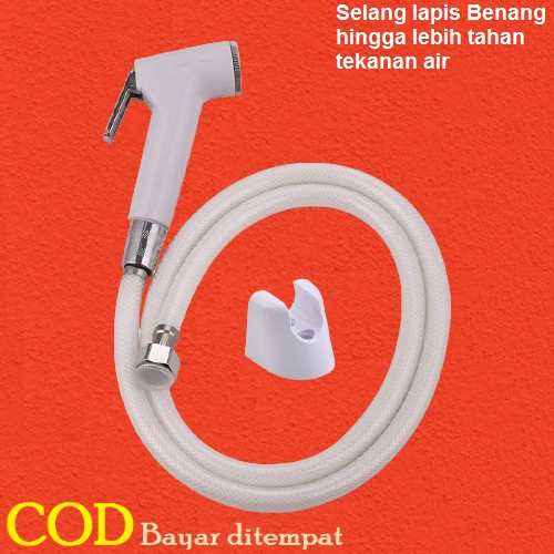 Toilet-Shower-Jet- Jet Shower Cebok Toilet / Semprotan Pipis Kamar Mandi Murah Plastik -