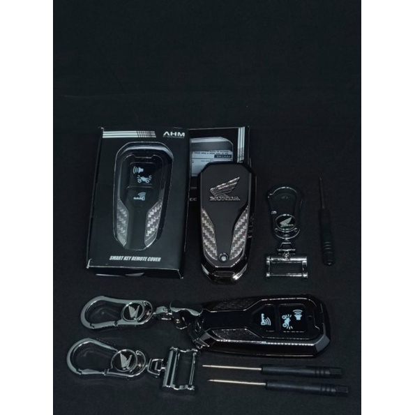 PREMIUM satu set gantungan kunci dan cover case remote keyless HONDA ADV 160 PCX 160 VARIO 160 limited