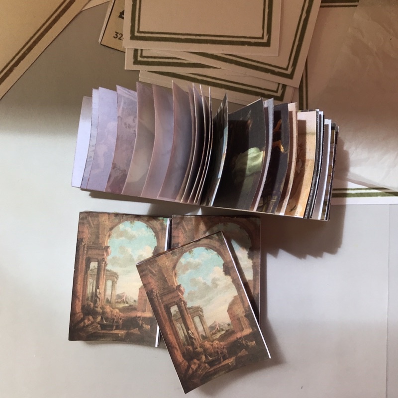 

[GSB OFFICIAL] 50 PCS KERTAS VINTAGE MOTIF GREEKS UNTUK JOURNAL / SCRAPBOOK