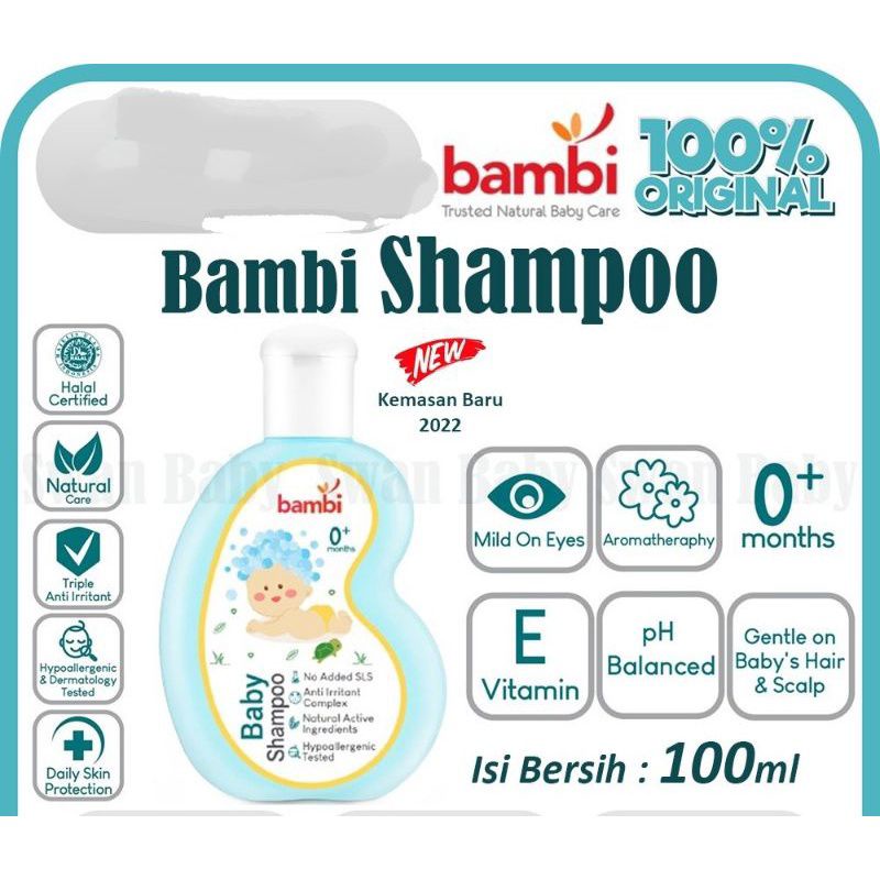 Bambi Shampo 100ml / Sampo bambi