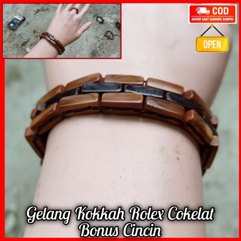 GELANG KOKKA ARLOJI FREE CINCIN GELANG TERAPI GELANG KOKAH KAOKAH KAUKAH
