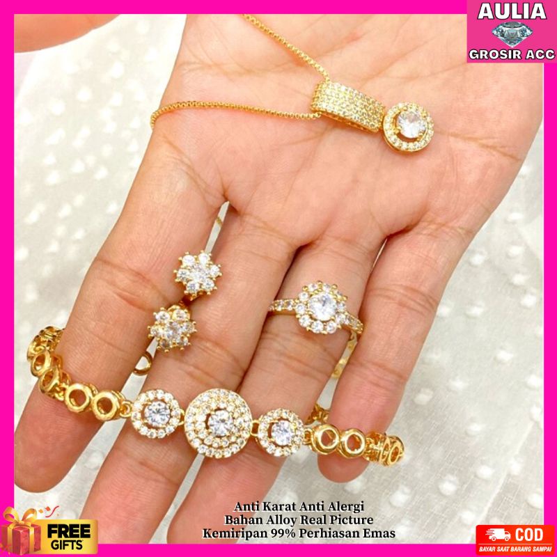 Titanium Perhasan Titanium Perhiasan Perhiasan Wanita Titanium Set Perhiasan Set Perhiasan SLE 01