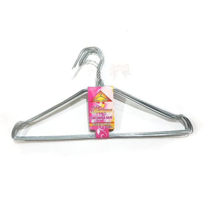 Hanger kawat ( isi 10pcs )