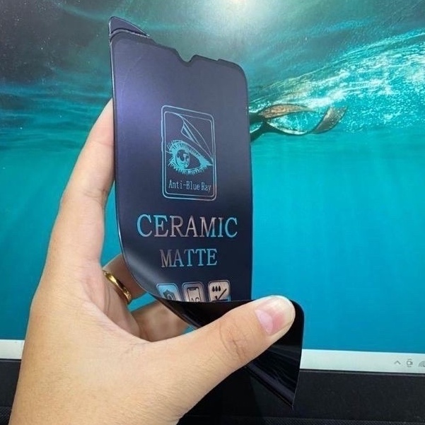 SCREEN PROTECTOR CERAMIC MATTE ANTI BLUE IPHONE XR - FA