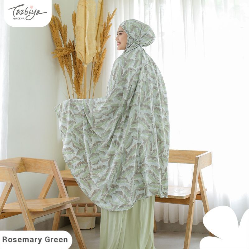 Mukenah Tazbiya Rosemary Series Allsize Jumbo Katun Rayon