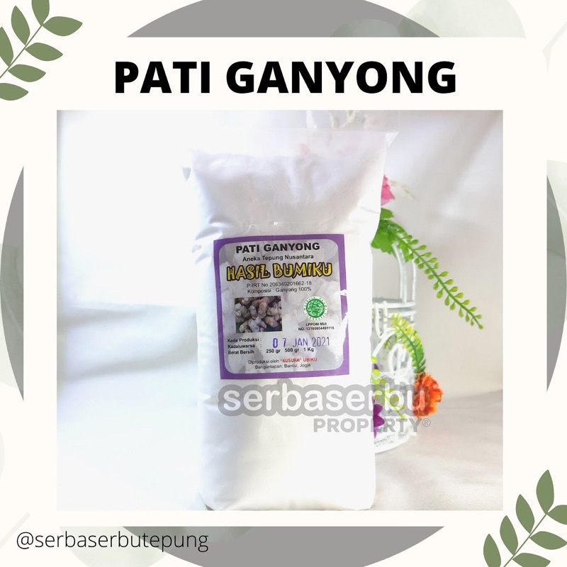 

Pati Ganyong 1kg Organik Free Gluten