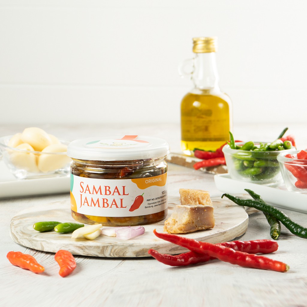 

Sambal Jambal Original Jambal Rajang Cumi Original dan Cumi Rajang Tjap Toekang Masak 140Gram