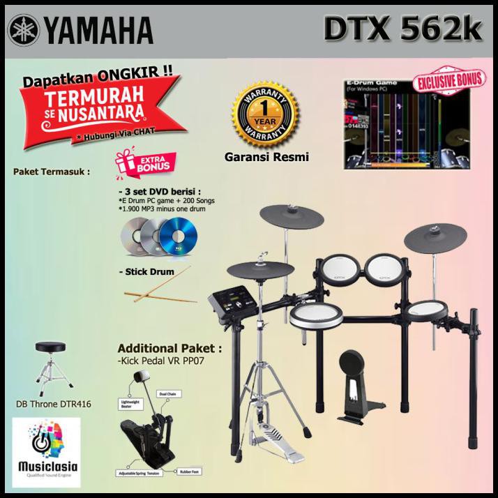 Shazfa.10 | Drum Elektrik Yamaha Stool Pedal Dtx562 / Dtx562K / Dtx 562 / Dtx 562K
