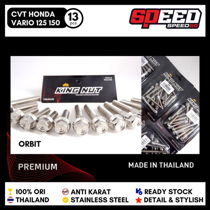 Baut CVT Vario 125 Vario 150 Old Keyless New Premium Stainless