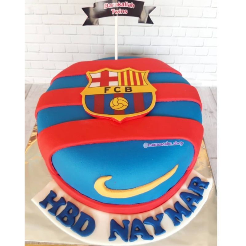 

KUE ULANG TAHUN BOLA (BARCELONA)