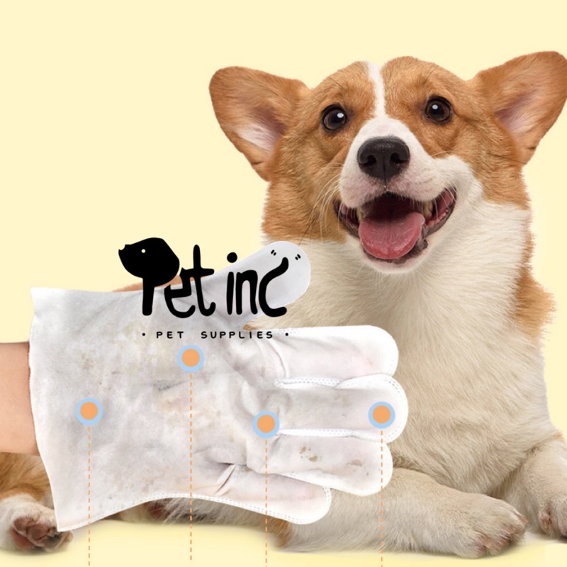 Borammy pet cleaning gloves 5 pcs