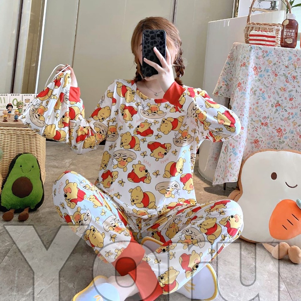 Pamelo Cod baju tidur PP/3/4 import/20 corak/baju tidur import/fashion wanita/baju tidur murah/bangk-7