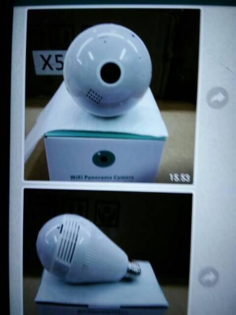 Bohlam CCTV Wifi Panorama Camera