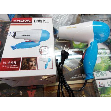 Hair Dryer Nova Biru/ Pengering Rambut Murah/ Hair Dryer Murah