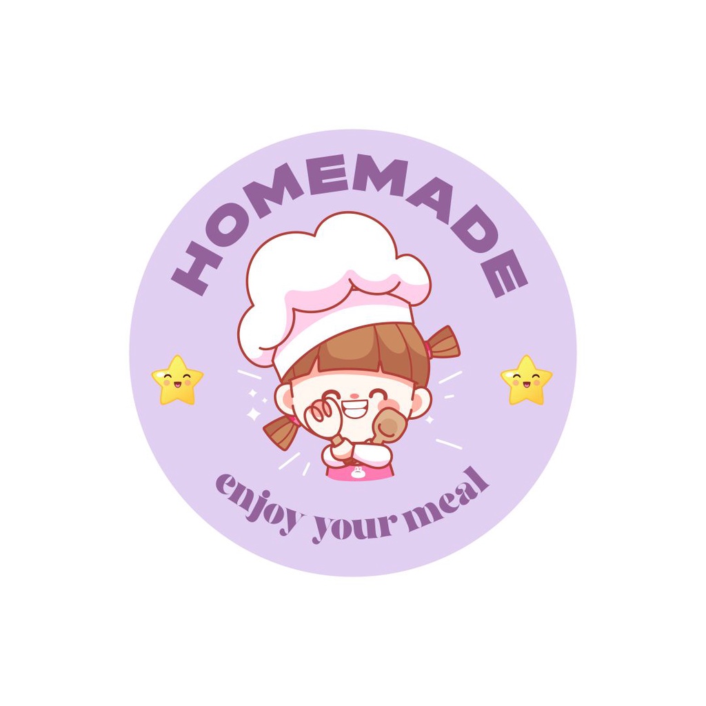 

60 Pcs Stiker Selamat Menikmati Label Untuk Food atau Makanan Bisa COD TK39