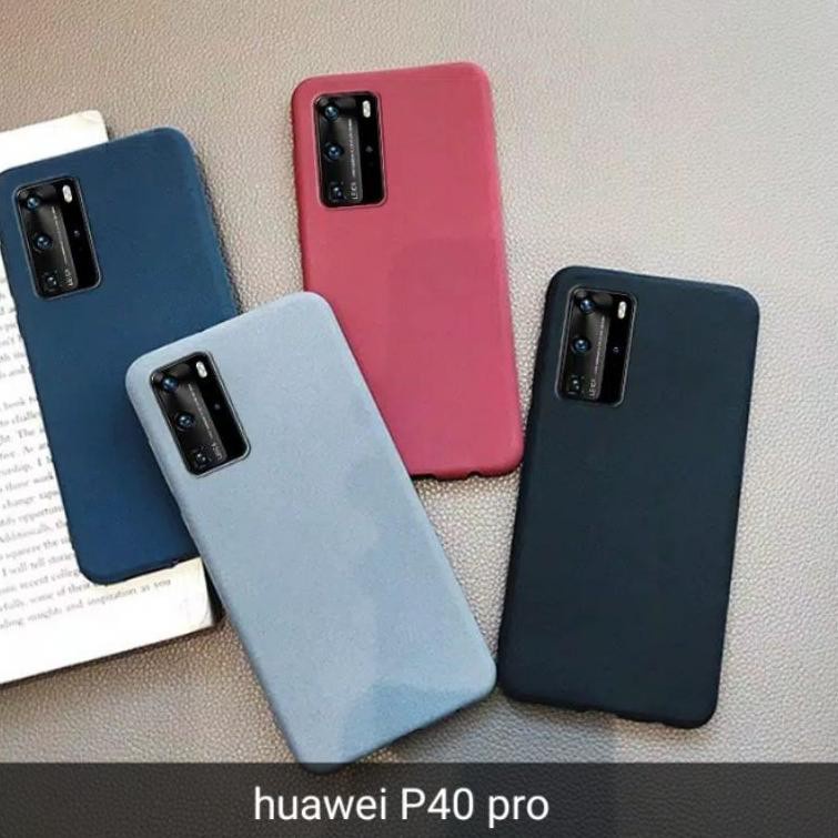 Soft Case Huawei P40 Pro + P30 Pro Slim Matte Silicon Sandstone