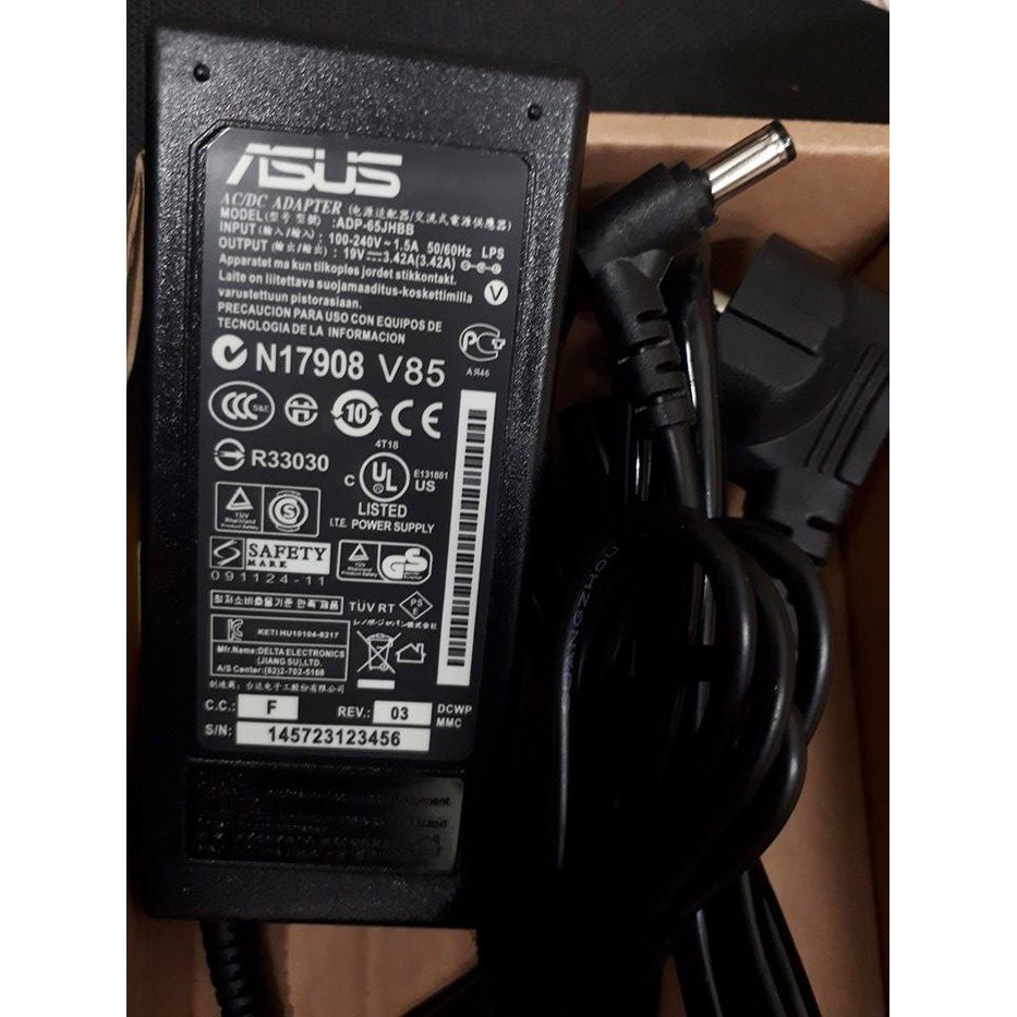 ADAPTOR ASUS 19V 3.42A / CHARGER LAPTOP ASUS ORIGINAL