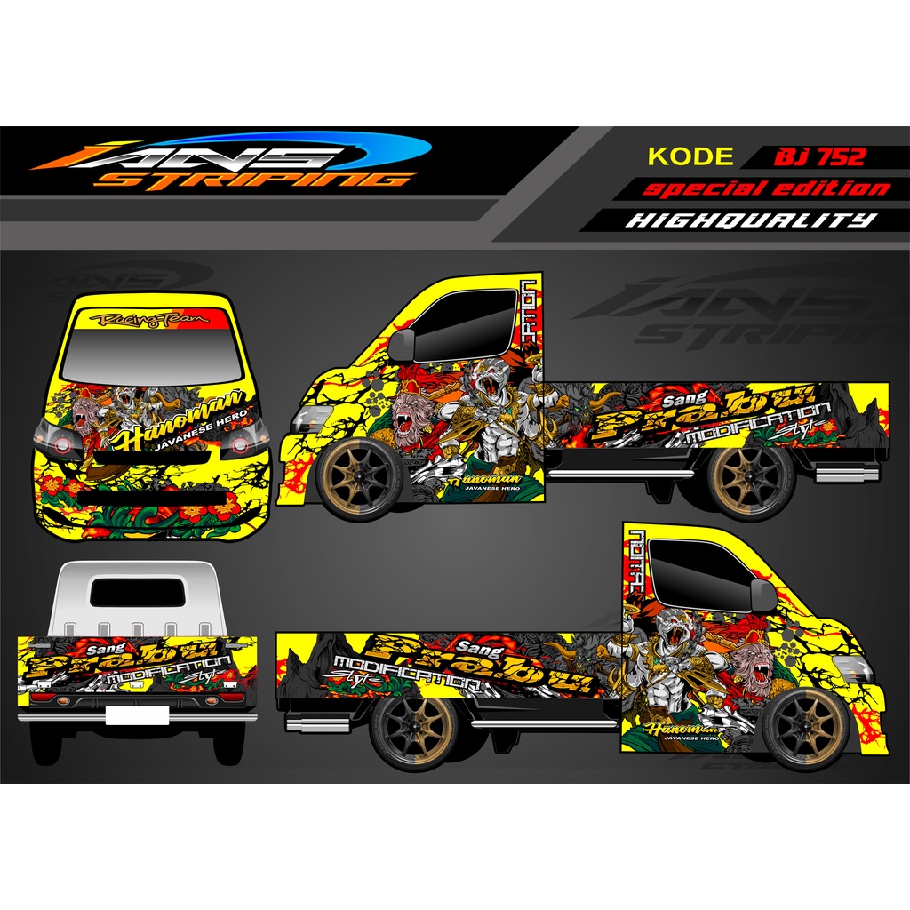 DECAL STICKER MOBIL PICK UP GRANMAX , CARRY , L300 / DECAL PICK UP / DECAL GRANMAX / DECAL STICKER MOBIL