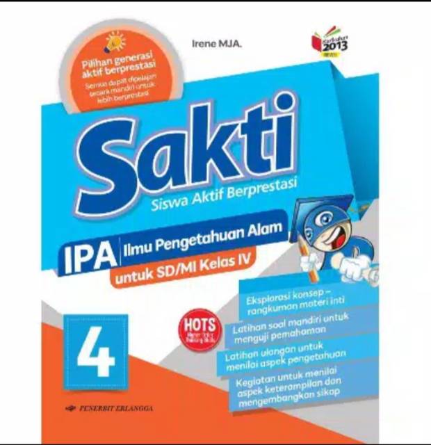 ORI satu paket buku siswa sakti k13;Erlangga kelas 4 edisi revisi terbaru