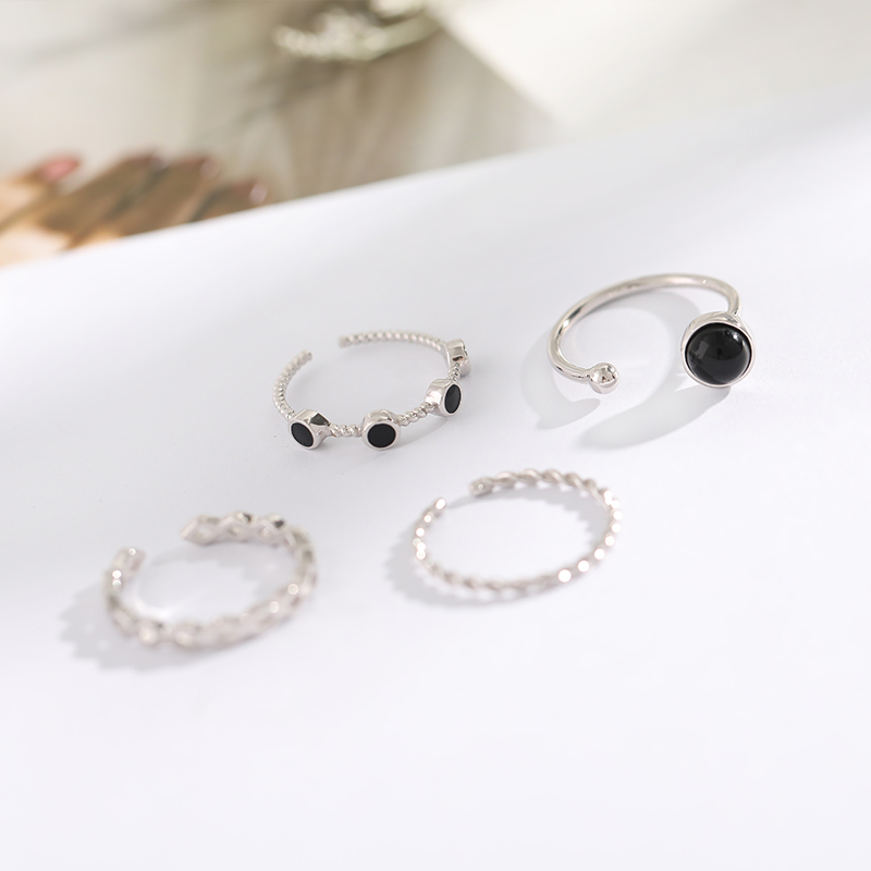 Four-piece Ring Fashion Personality Korean Style Trendy