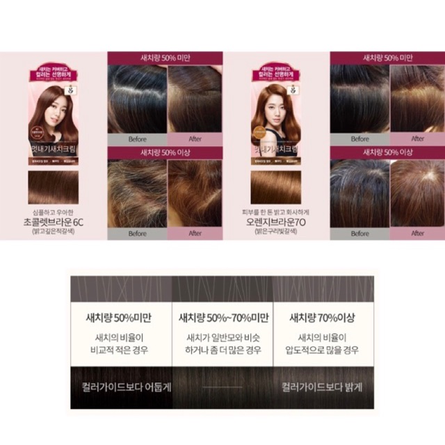 Ryo Hair Dye Coloring Herbal Cat rambut Korea Amore Pacific