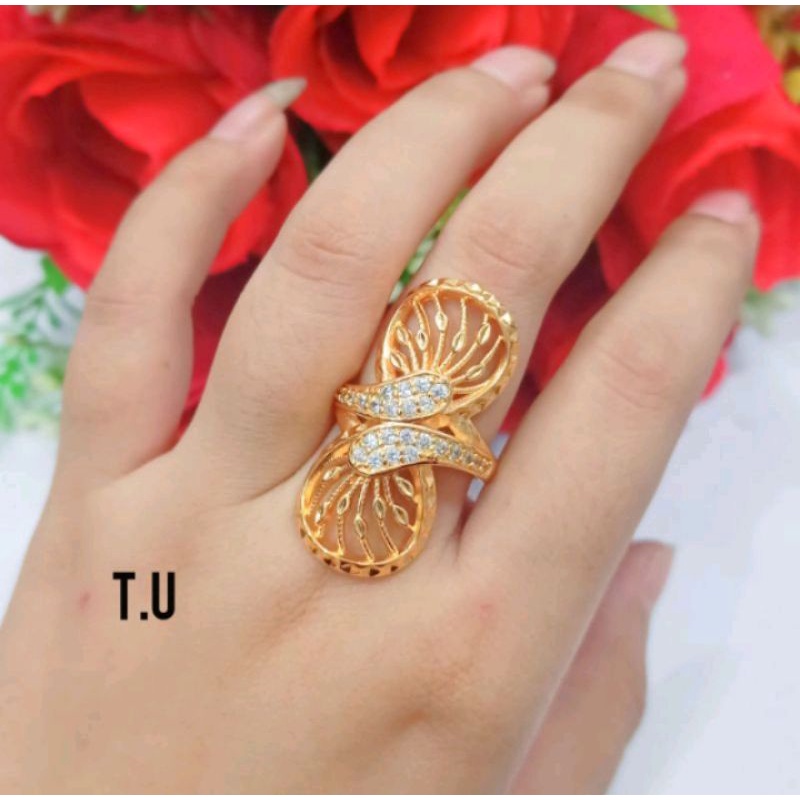 Titanium Cincin Dewasa Dubay Dewasa Mahal Titanium Anti karat