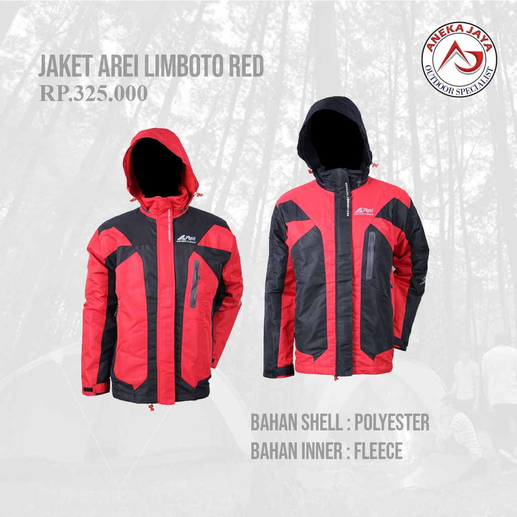 JAKET AREI LIMBOTO RED