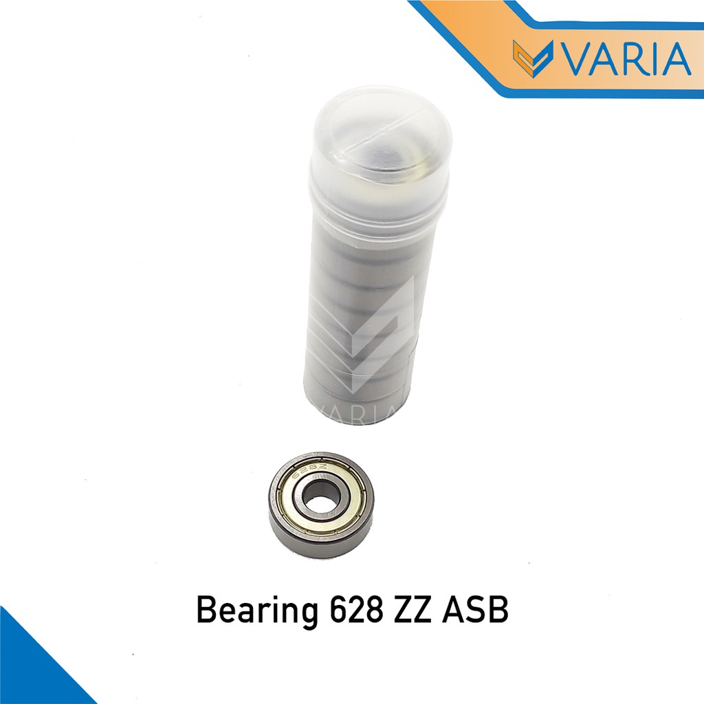 Bearing / Laher 628 ZZ Tutup Plat Besi Double ASB