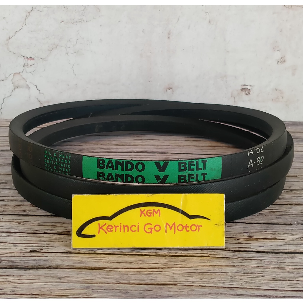 BANDO VAN BELT A-62 V BELT TALI KIPAS A62 FAN BELT VANBELT POLOS A-62