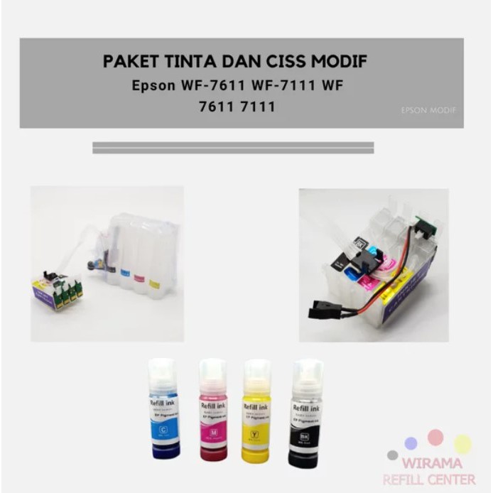 Tinta dan CISS Infus T188 Auto Reset Epson WF 7211 WF 7711 WF 7771