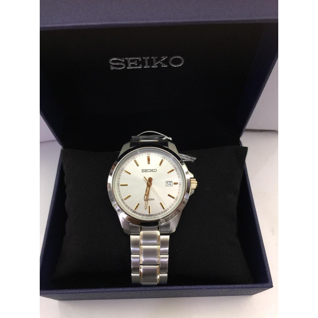 Jam Tangan Pria Seiko Neo Classic Original Garansi Resmi SUR157P1 Strap Stainless Steel Silver