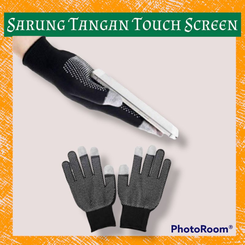 TERMURAH SARUNG TANGAN / motor TOUCH SCREEN rajut