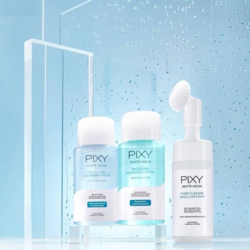 ★ BB ★ PIXY White Aqua Pore Cleanse Micellar Foam - 110 ml - Pore Cleanser - Clear Defense - Refill